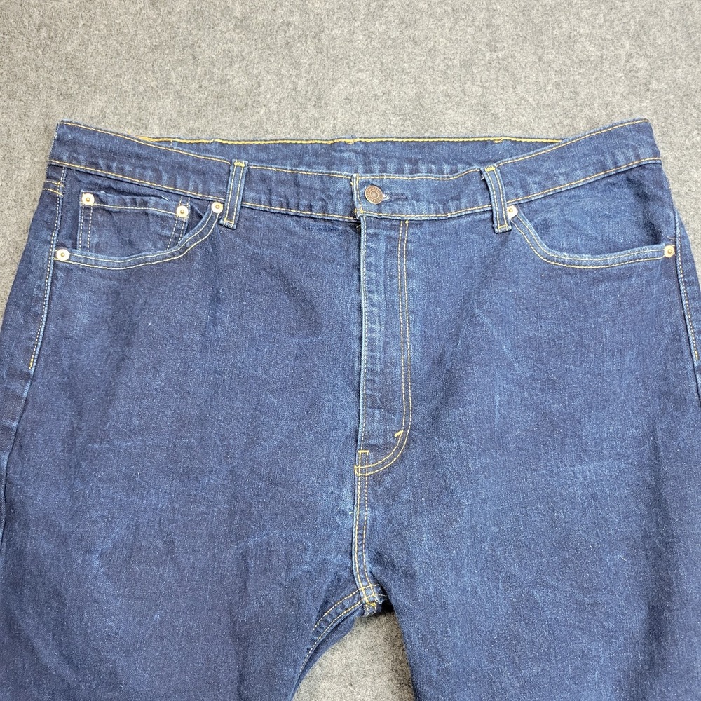 Levis 505 Jeans Mens 42x30 Blue Denim Red Tab Y2k Streetwear Americana Weekend - Picture 4 of 12